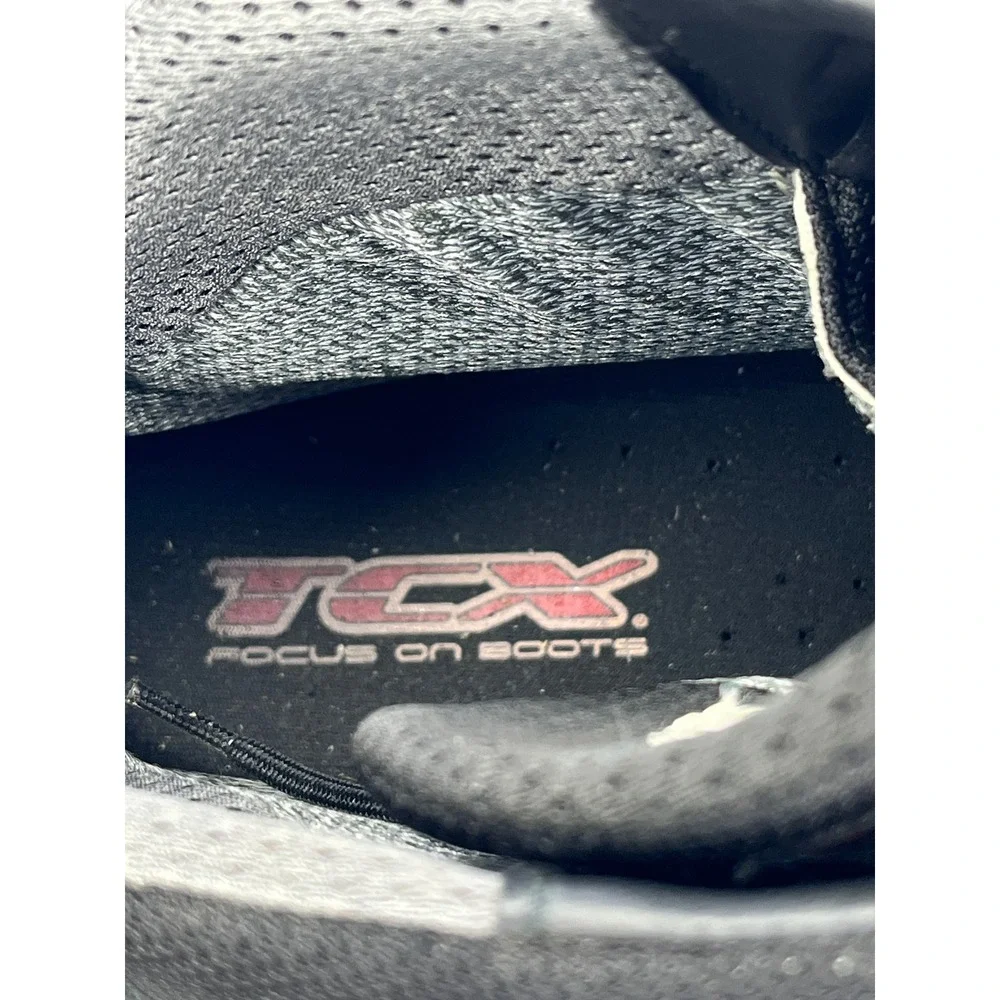 TCX Jupiter Motorcycle Boots‎ Mens 43 Black Gore-Tex Waterproof Suede Biker Gear